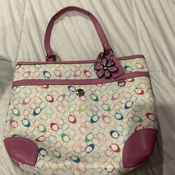 Coach Handbags - Coach Chelsea Signature Multicolor Handbag